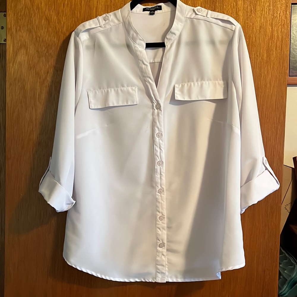 Dressy white blouse/shirt